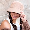 Tan Corduroy Bucket Hats | AILI'S CORNER