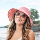 Blush Bow Accent Cargo Hats | AILI'S CORNER