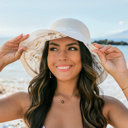 Cream Button Accent Cargo Hat | AILI'S CORNER