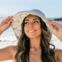 Gray Button Accent Cargo Hat | AILI'S CORNER
