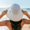 Gray Button Accent Cargo Hat | AILI'S CORNER