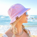 Lavender C.C® Terry Cloth Bucket Hat | AILI'S CORNER