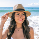 Khaki Classic Straw Panama Hat | AILI'S CORNER