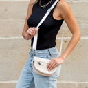 Almond Riley All Around Foldover Crossbody | AILI'S CORNER