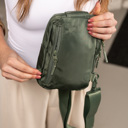 Eucalyptus Kira Essential Nylon Crossbody | AILI'S CORNER