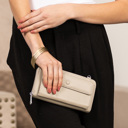 Stone Ryann Genuine Leather Phone Wallet Crossbody | AILI'S CORNER