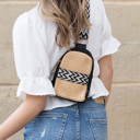 Black Naomi Woven Guitar Strap Sling Bag