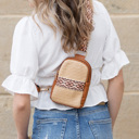 Mocha Naomi Woven Guitar Strap Sling Bag