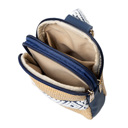 Navy Naomi Woven Guitar Strap Sling Bag