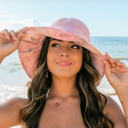 Blush Watercolor Accent Cargo Hat | AILI'S CORNER