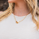 Gold 18K STAINLESS STEEL HANDCUFF NECKLACE | AILI'S CORNER