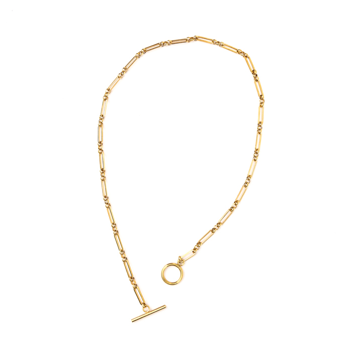 18K STAINLESS STEEL TOGGLE CHAIN NECKLACE | AILI'S CORNER
