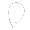 Silver 18K STAINLESS STEEL TOGGLE CHAIN NECKLACE | AILI'S CORNER