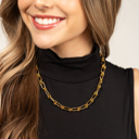 Gold 18K STAINLESS STEEL BARBED WIRE CHAIN NECKLACE | AILI'S CORNER