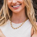 Gold 18K STAINLESS STEEL BARBED WIRE CHAIN NECKLACE | AILI'S CORNER