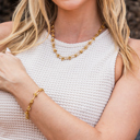 Gold 18K STAINLESS STEEL BARBED WIRE CHAIN NECKLACE | AILI'S CORNER