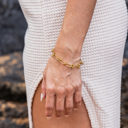 Gold 18K STAINLESS STEEL BARBED WIRE CHAIN BRACELET | AILI'S CORNER