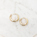 Circle 14K STAINLESS STEEL EVERYDAY HUGGIE EARRINGS  | AILI'S CORNER