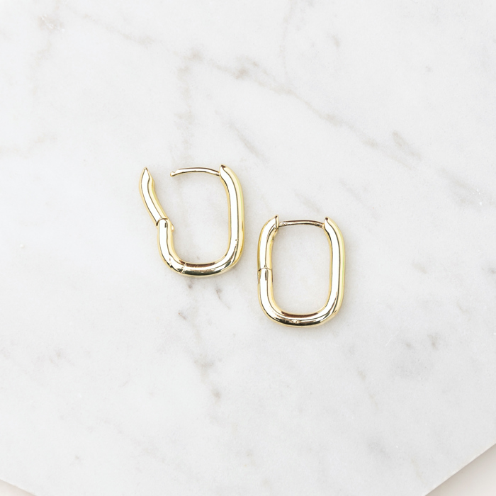 14K STAINLESS STEEL EVERYDAY HUGGIE EARRINGS  | AILI'S CORNER