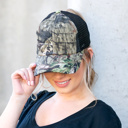 Mossy Oak C.C® Mossy Oak Criss-Cross Pony Cap Hat | AILI'S CORNER