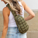  Skyler Quilted Puffer Sling | AILI'S CORNER