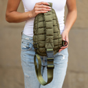  Skyler Quilted Puffer Sling | AILI'S CORNER