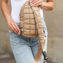  Skyler Quilted Puffer Sling | AILI'S CORNER