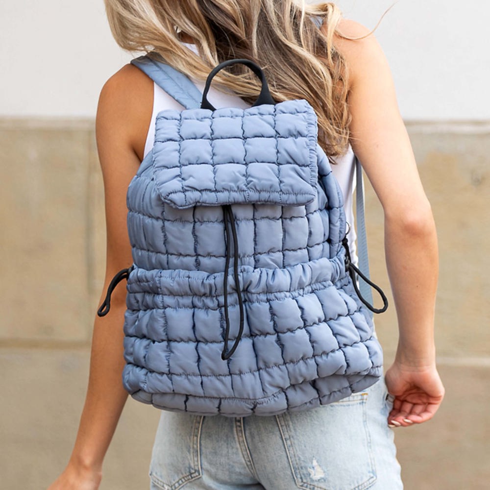 Stevie Quilted Puffer Backpack | AILI'S CORNER