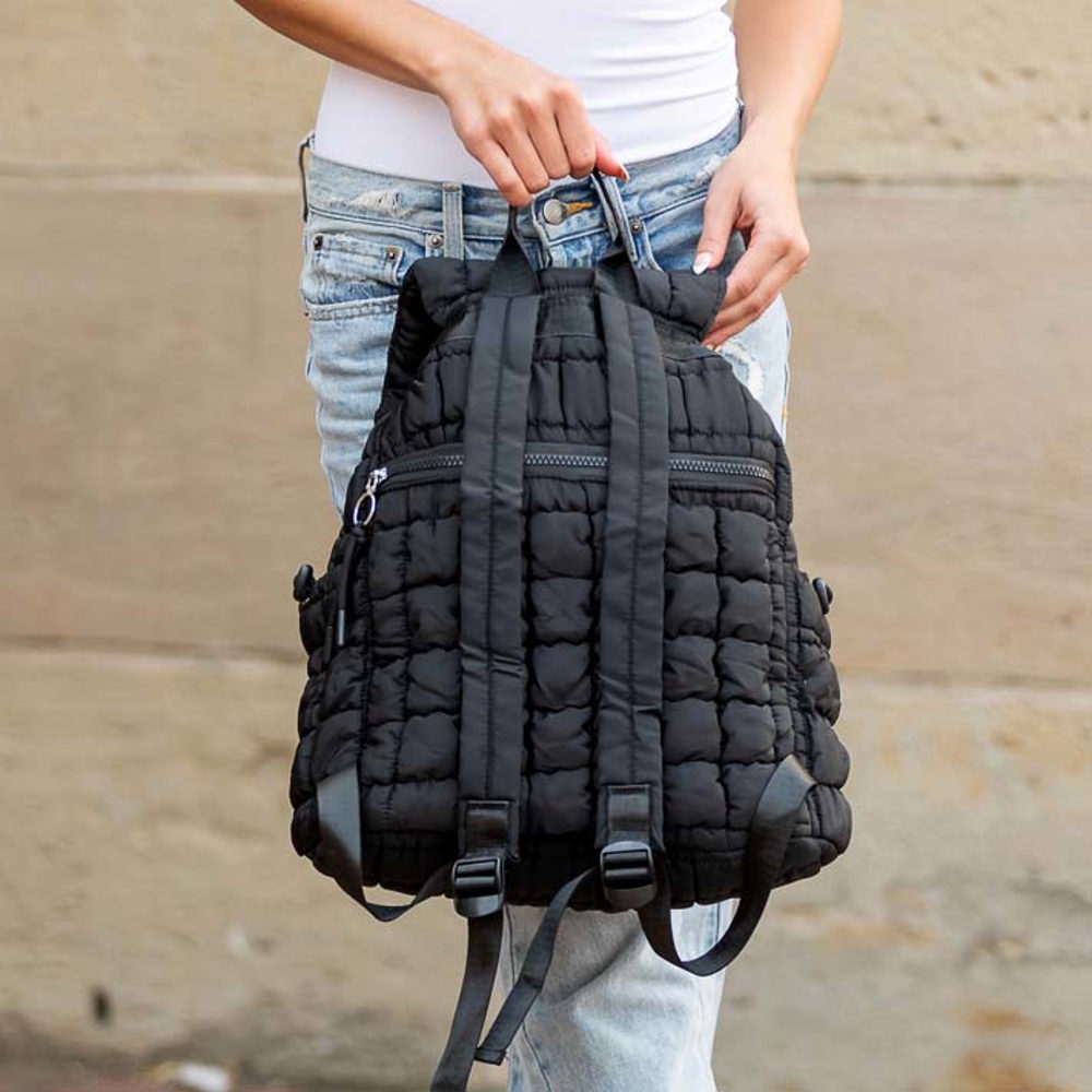 Stevie Quilted Puffer Backpack | AILI'S CORNER