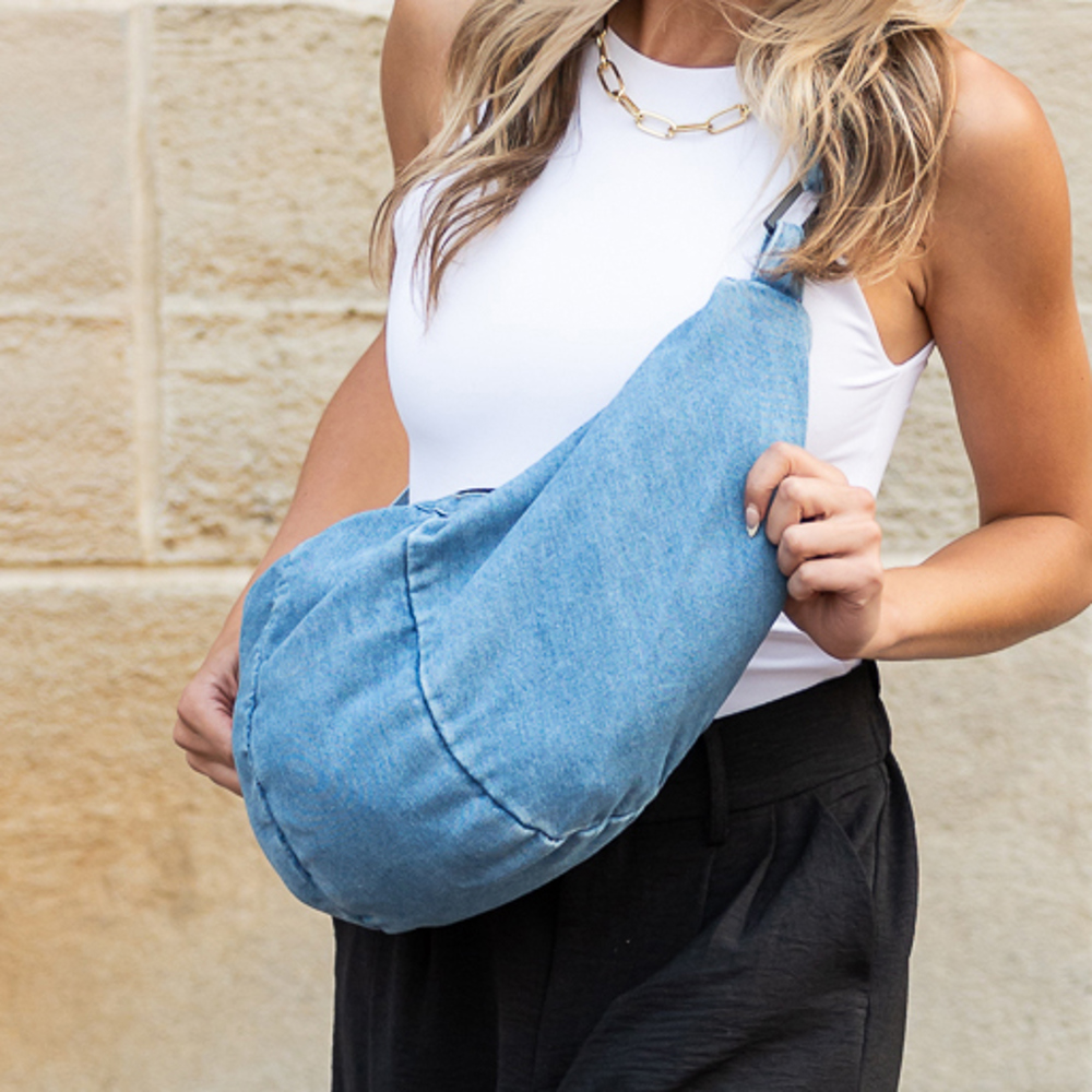 Tatum Denim Sling | AILI'S CORNER