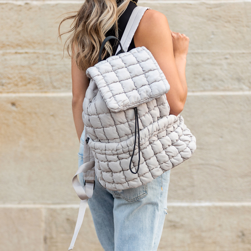 Stevie Quilted Puffer Backpack | AILI'S CORNER