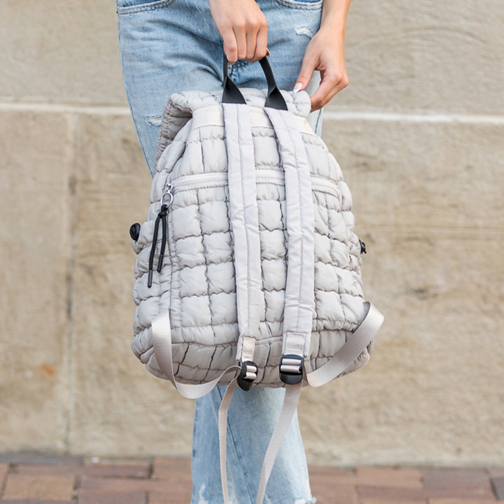 Stevie Quilted Puffer Backpack | AILI'S CORNER