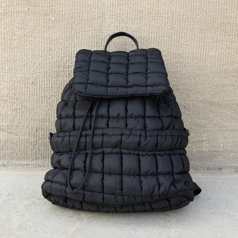 Stevie Quilted Puffer Backpack | AILI'S CORNER