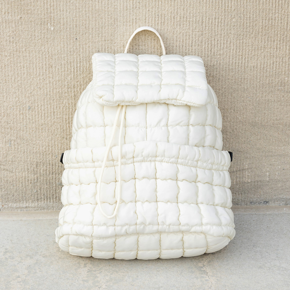 Stevie Quilted Puffer Backpack | AILI'S CORNER