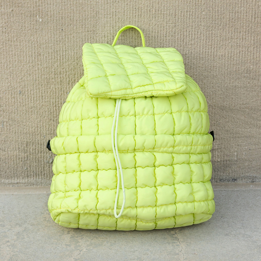 Stevie Quilted Puffer Backpack | AILI'S CORNER