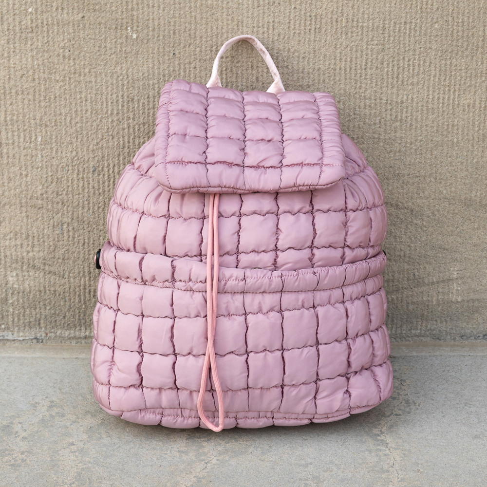 Stevie Quilted Puffer Backpack | AILI'S CORNER