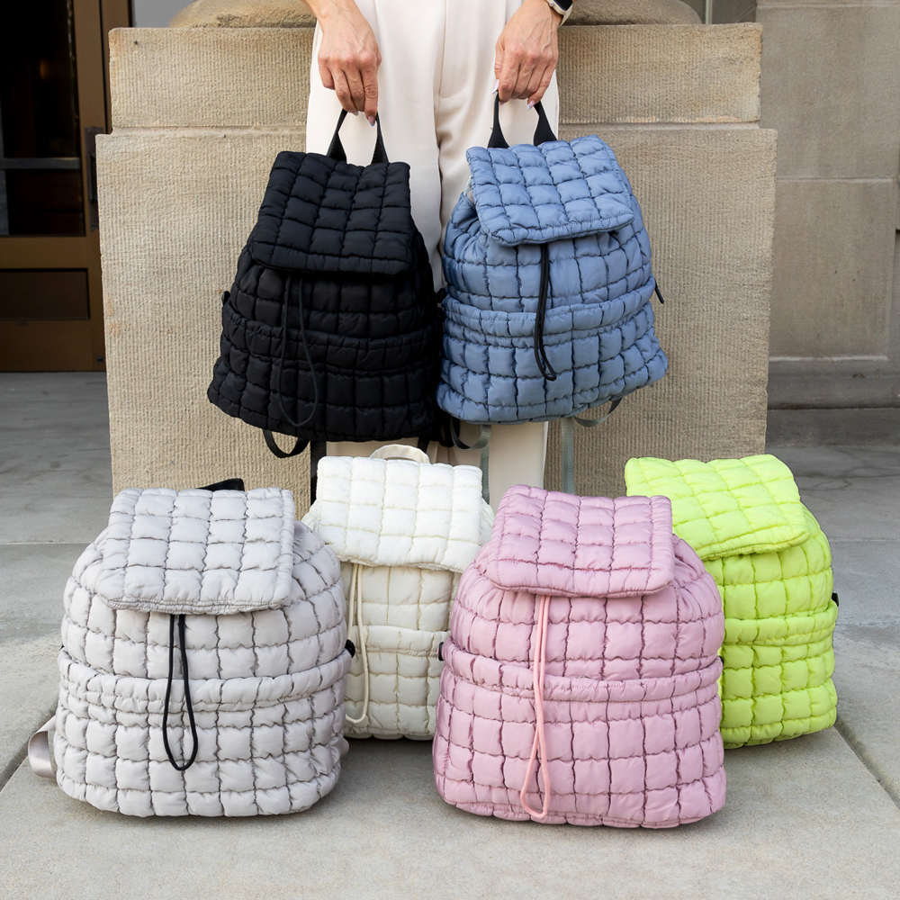 Stevie Quilted Puffer Backpack | AILI'S CORNER