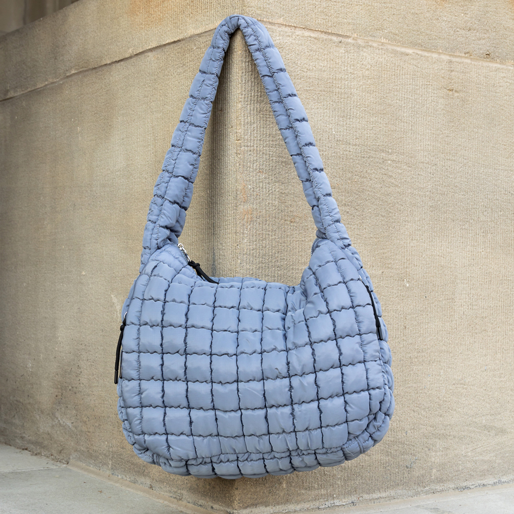 Taylor Quilted Puffer Tote | AILI'S CORNER