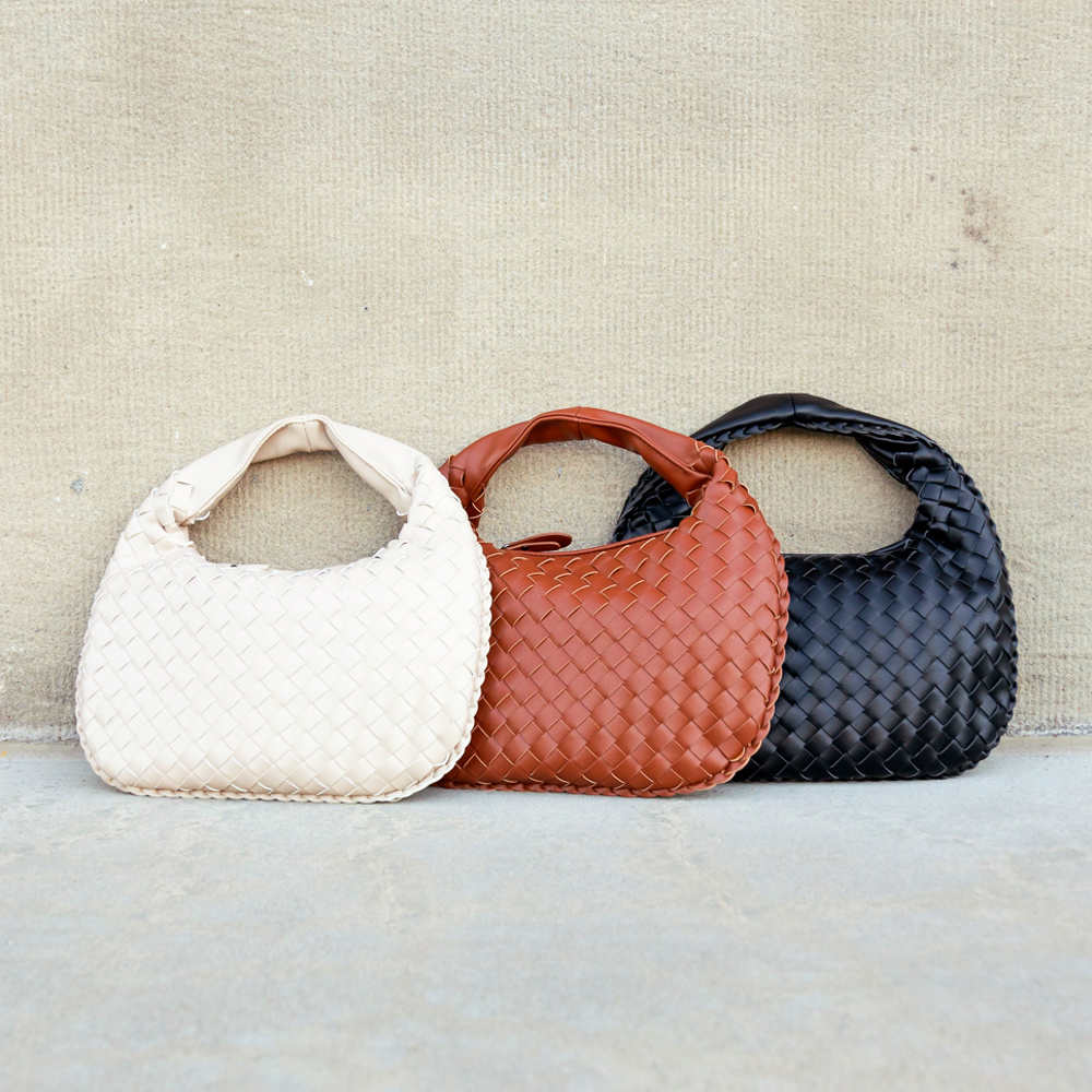 Paige Woven Handbag | AILI'S CORNER