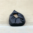 Black Gemma Knotted Handbag | AILI'S CORNER