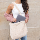  Boucle Sherpa Messenger Bag