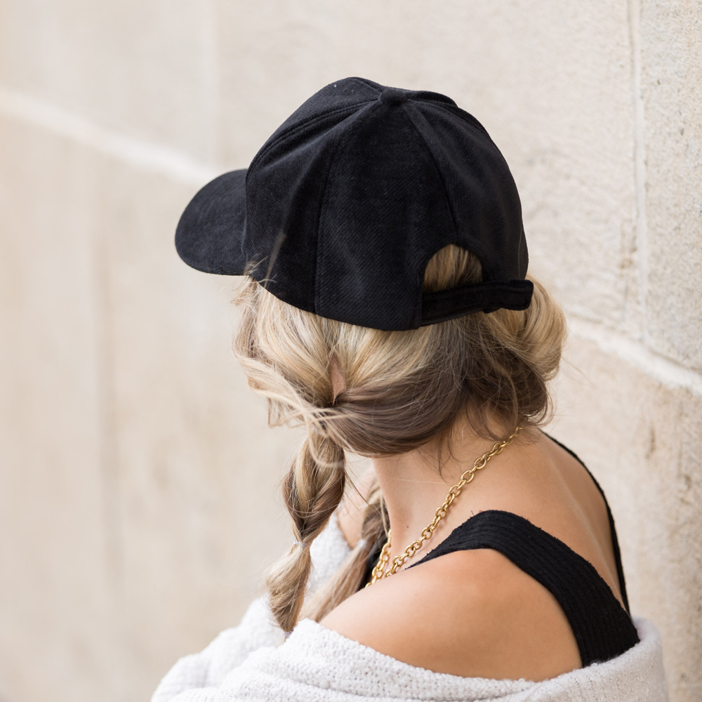 Velour Boyfriend Ball Cap | AILI'S CORNER