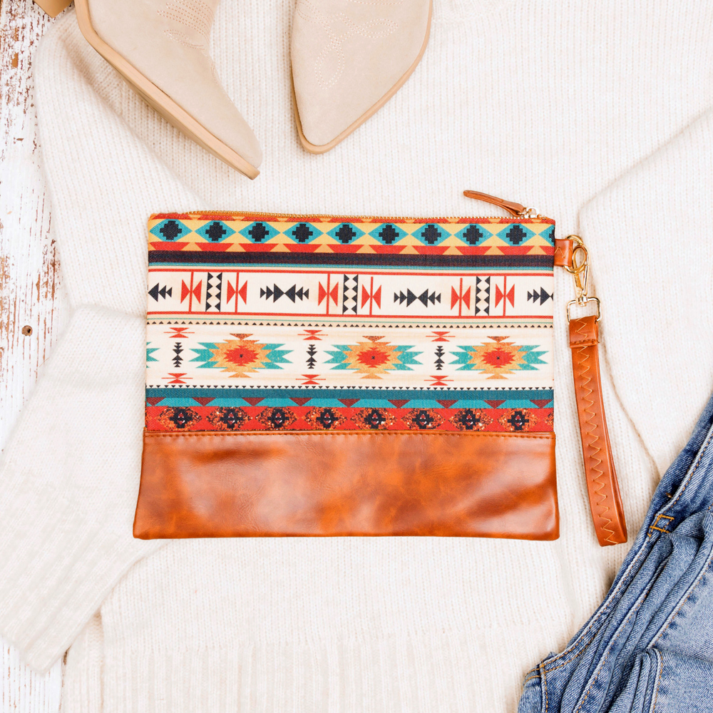 Aztec Boho Clutch | AILI'S CORNER