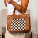  Jordan Mixed Media Tote | AILI'S CORNER