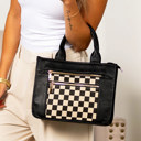  Jordan Mixed Media Tote | AILI'S CORNER