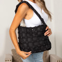  Maya Basket Weave Puffer Tote | AILI'S CORNER