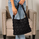  Maya Basket Weave Puffer Tote | AILI'S CORNER