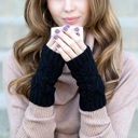  Cable Knit Short Handwarmers | AILI'S CORNER