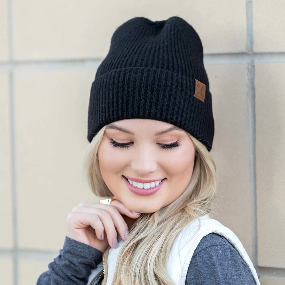 C.C® Fine Yarn Cuff Beanie | AILI'S CORNER