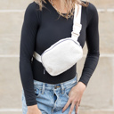  Lola Boucle Sherpa Sling/Belt Bag | AILI'S CORNER